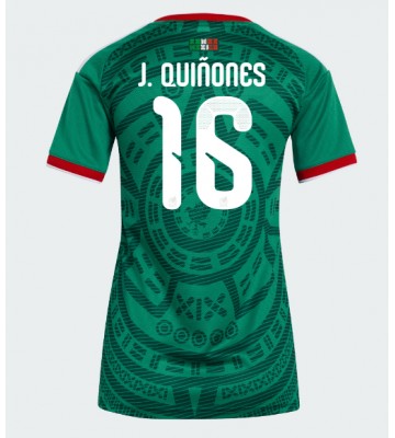 Mexico Julian Quinones #16 Hjemmebanetrøje Dame VM 2026 Kortærmet